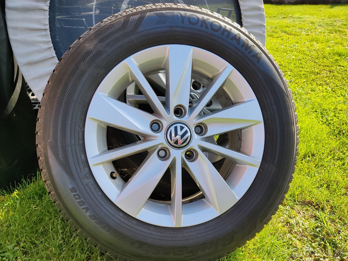 VW originál al.disky 15"zimné Yokohama