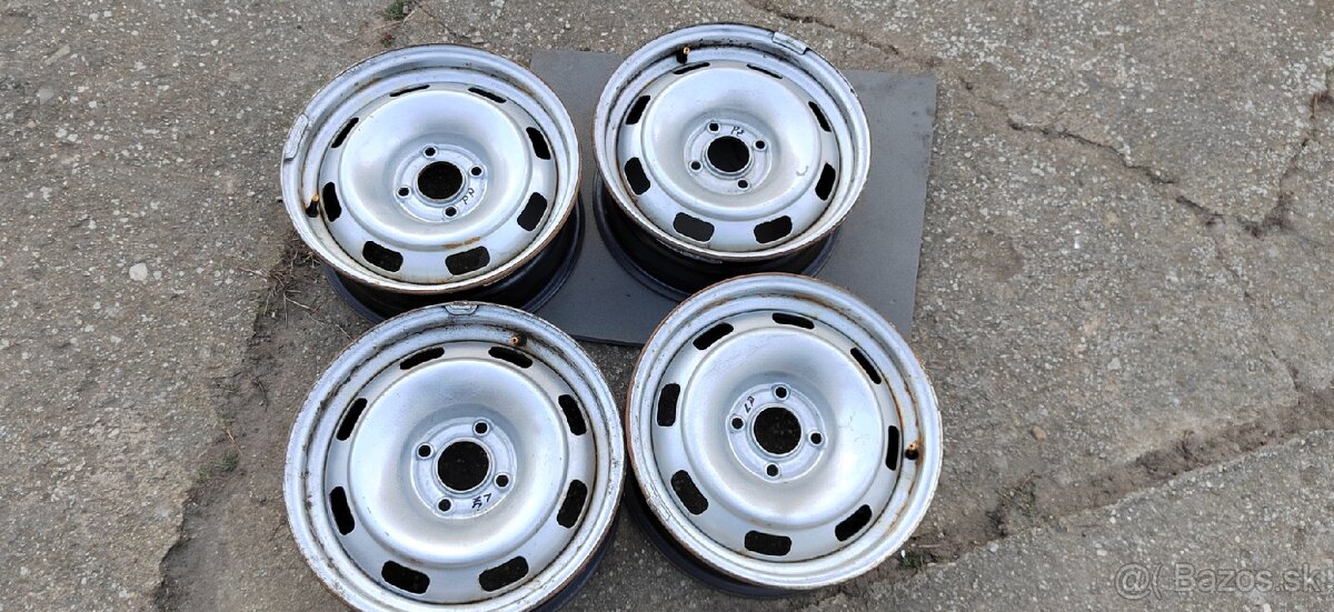 Predám plechové disky 4x108 x 65 r15