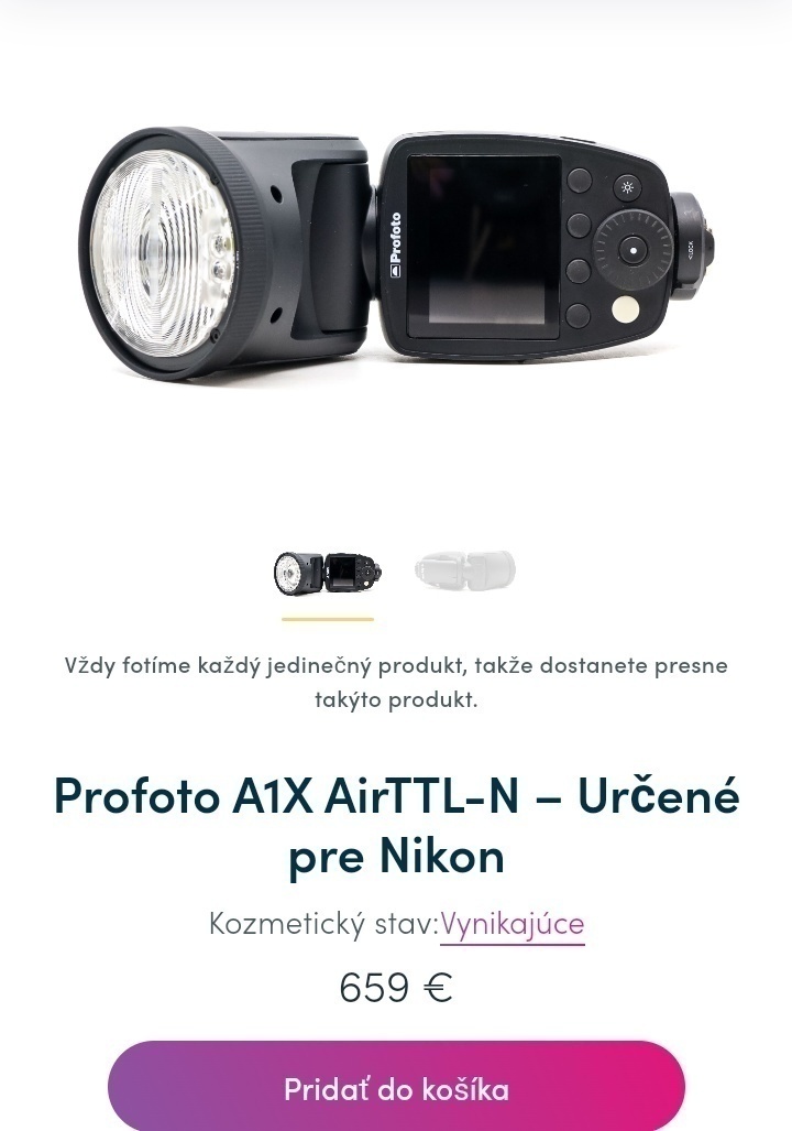 PROFI BLESKY PROFOTO A10 TTL-C A1XTTL-N