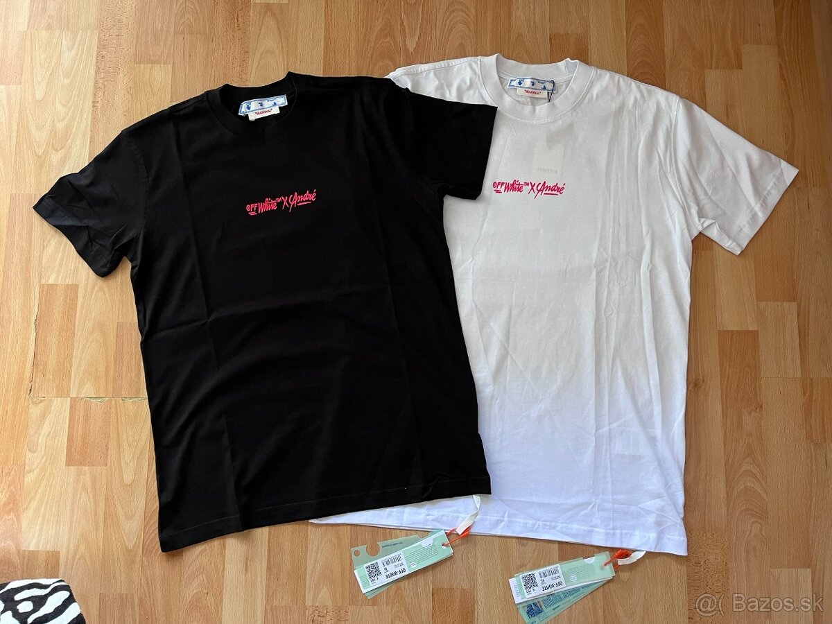 Tričko OffWhite x André čierne M