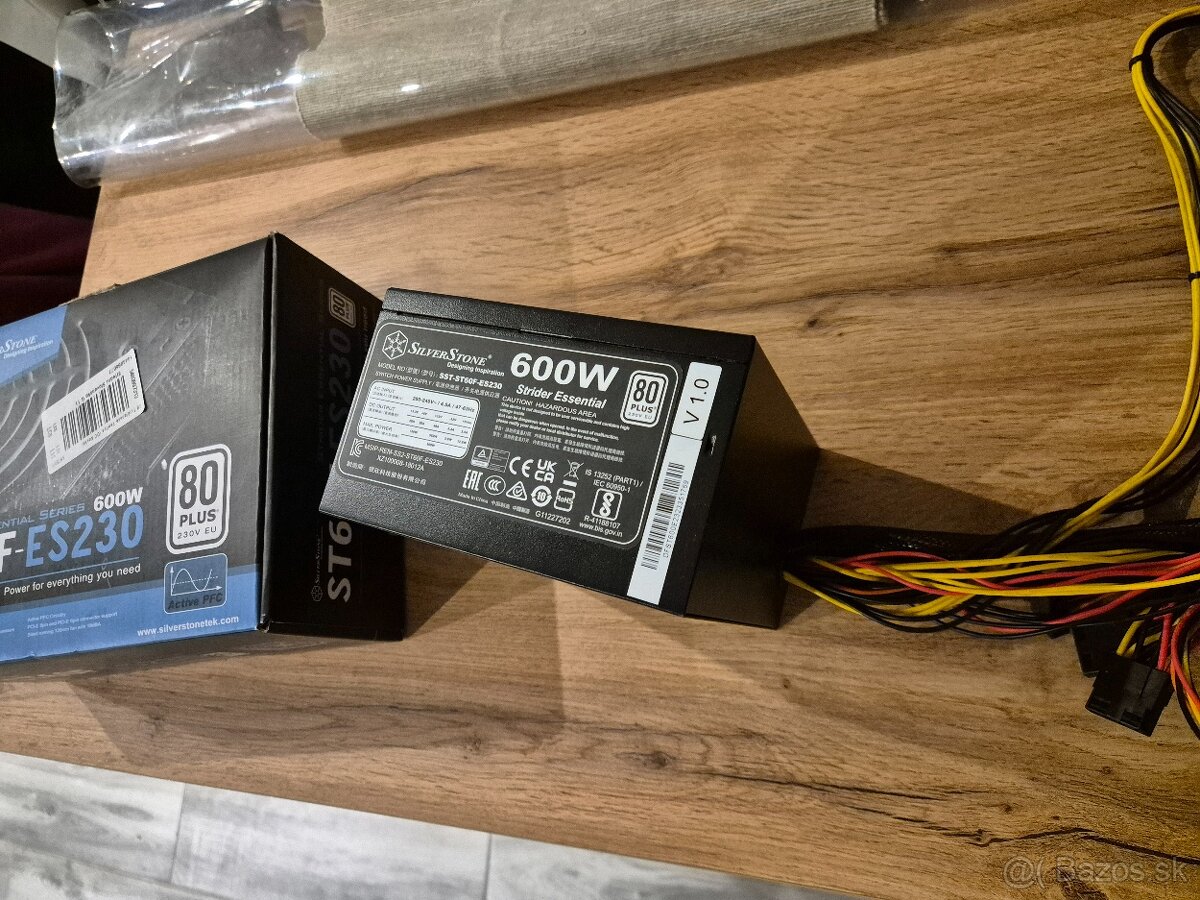 Predam zdroj SilverStone 600W Silver 80 Plus