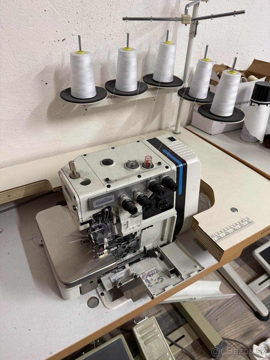 priemyselný overlock, minimálne používaný