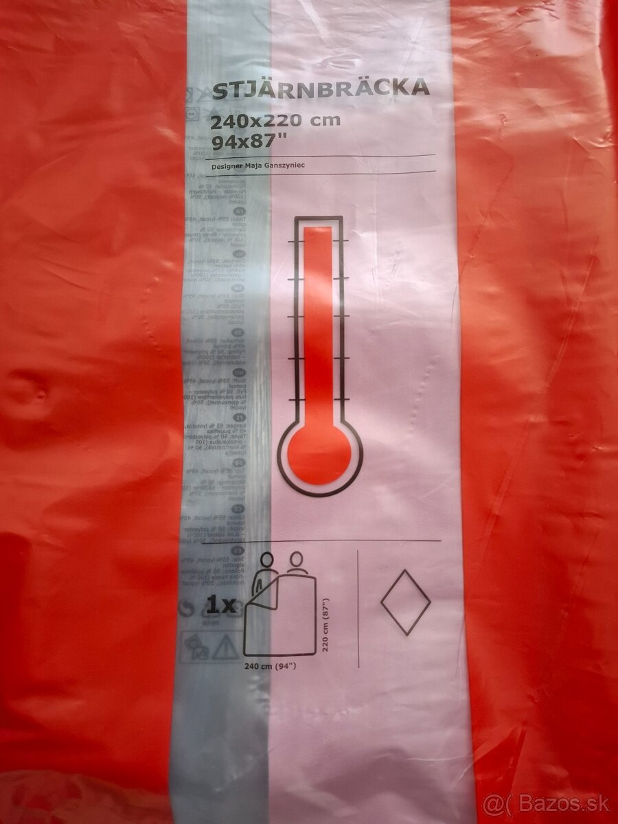 Paplón zimný, teplý o rozmere 220x240 cm - IKEA
