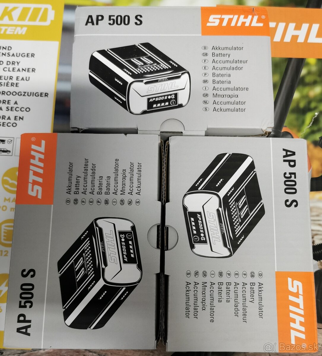 Stihl baterie ap 500 s rok 2025