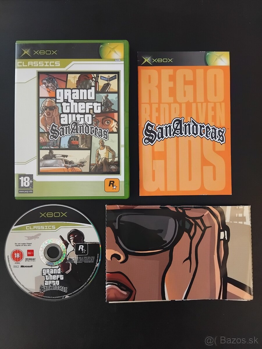 Hra pre Xbox Classic - Grand Theft Auto San Andreas