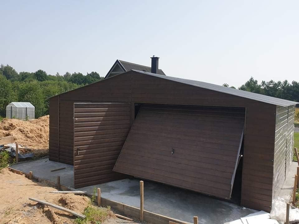 Plechová garáž 7x5 m