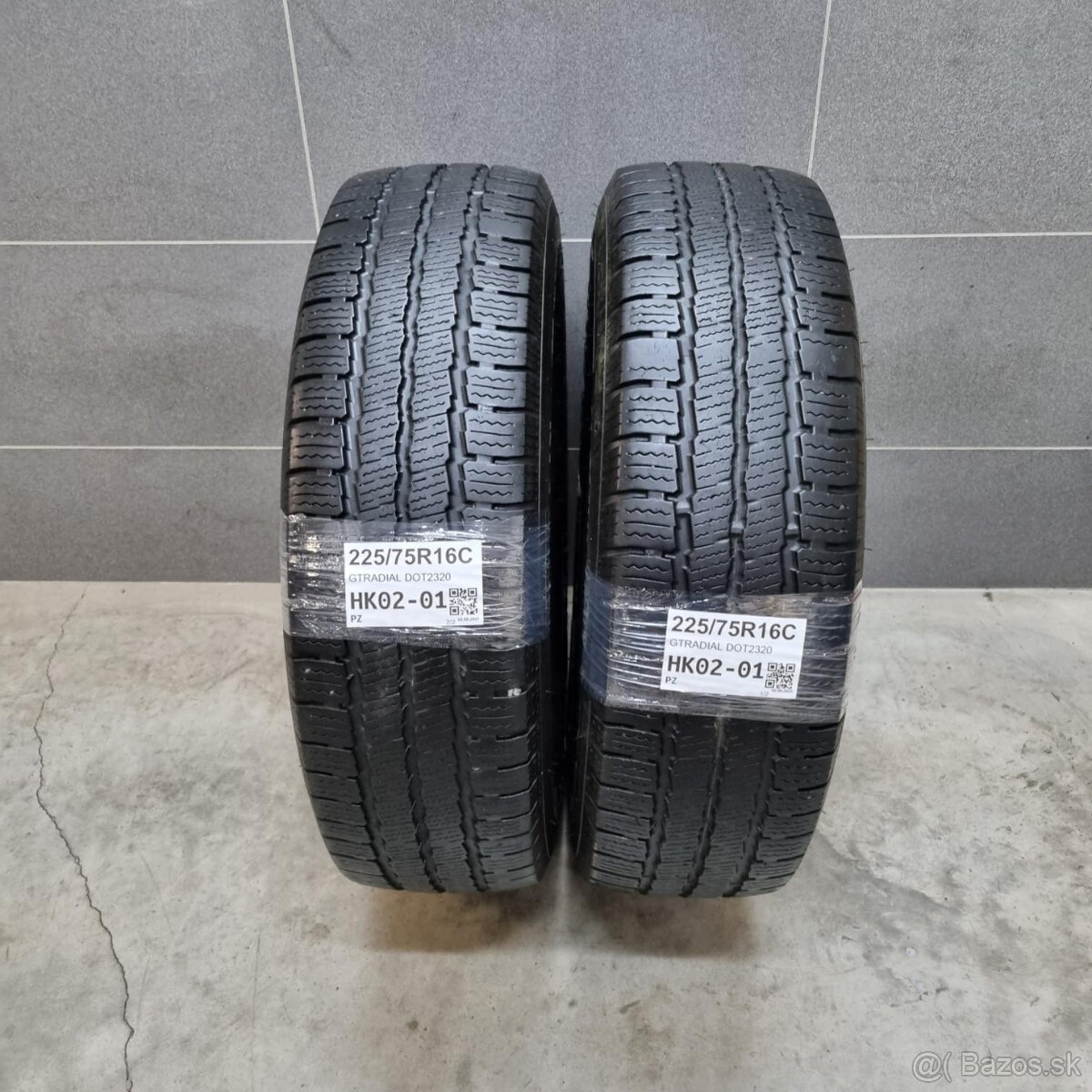Dodávkové zimné pneu 225/75 R16C GTRADIAL DOT2320