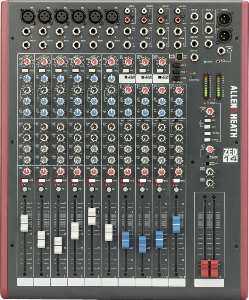 Predam Allen & Heath ZED-14 Analógový mixpult