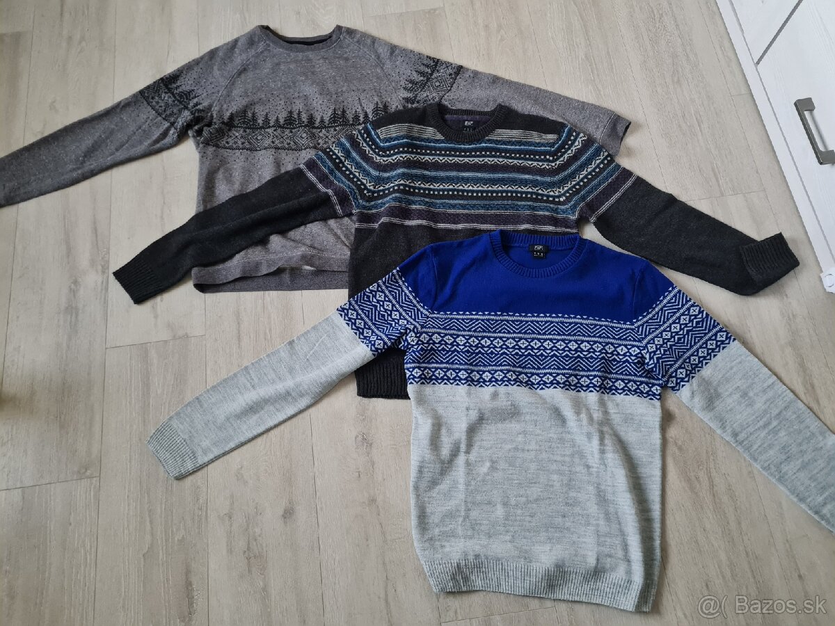 3 x pánsky sveter M