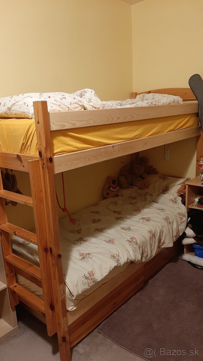 Predám poschodovú posteĺ 80x200