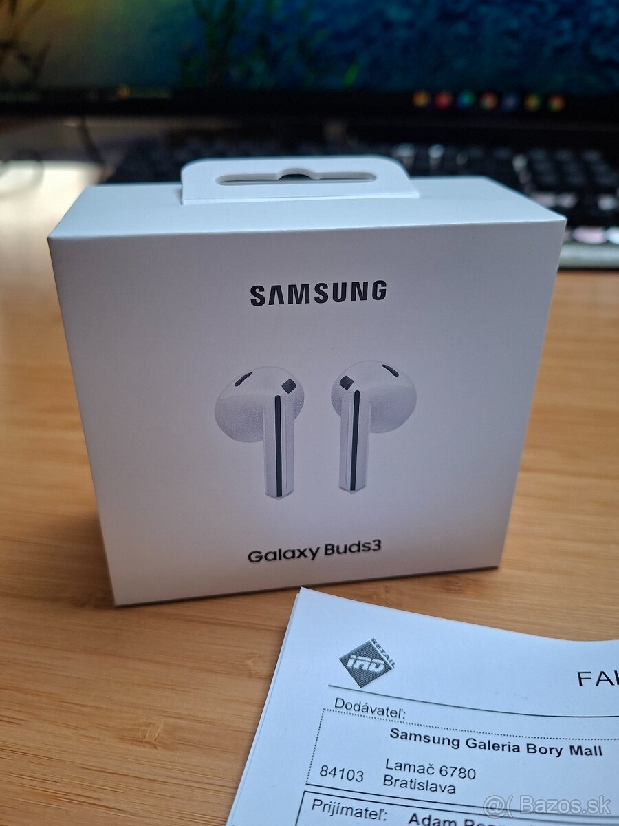 Slúchadlá Samsung Galaxy Buds3 biele