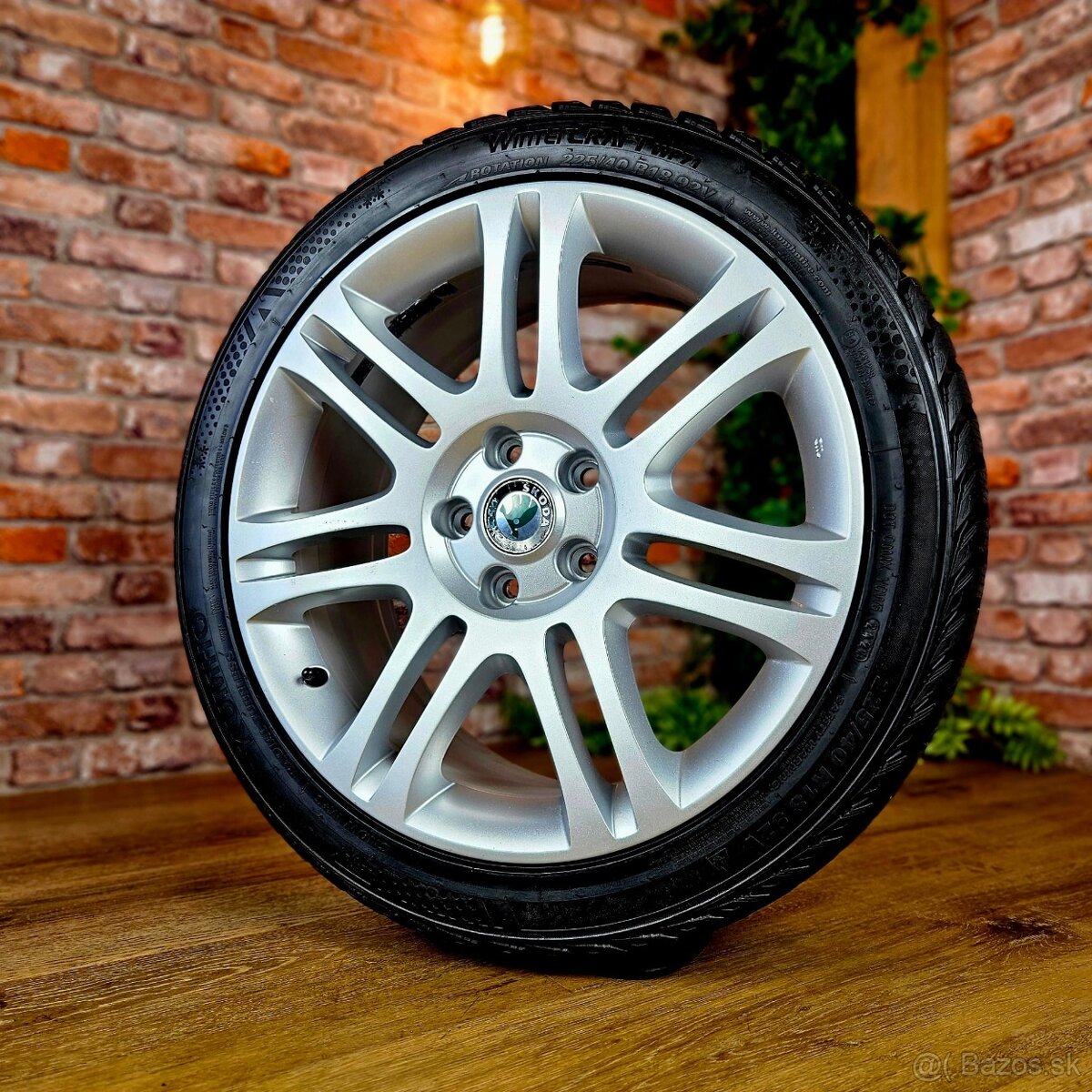 Alu R18 5x112 orig. ŠKODA, VW, SEAT + zimné 225/40R18