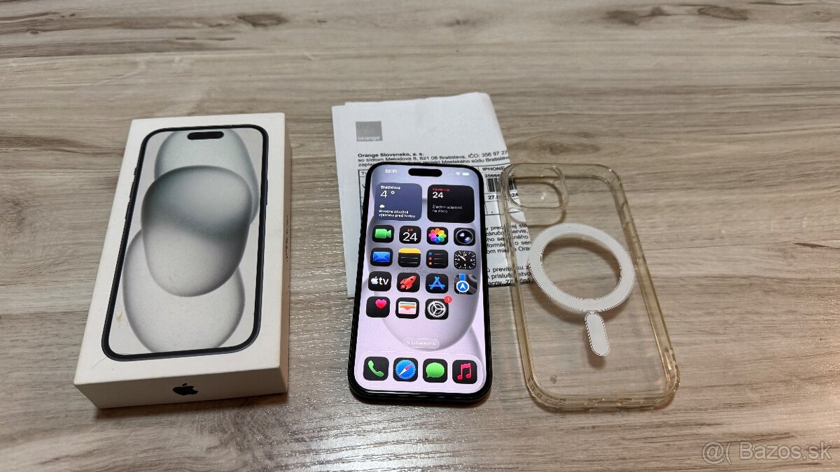 Vymenim iPhone 15 v zaruke stary iba rok a pol 128gb