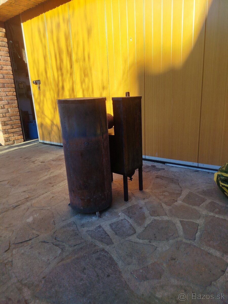 Nerezová pec na olej