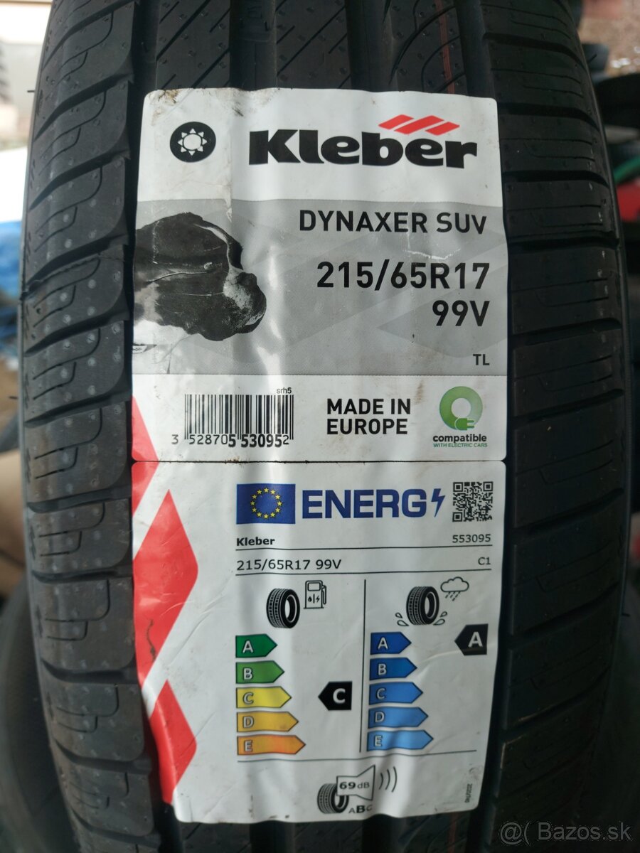 4ks NOVÉ 215/65 R17 99V KLÉBER, DOT2024