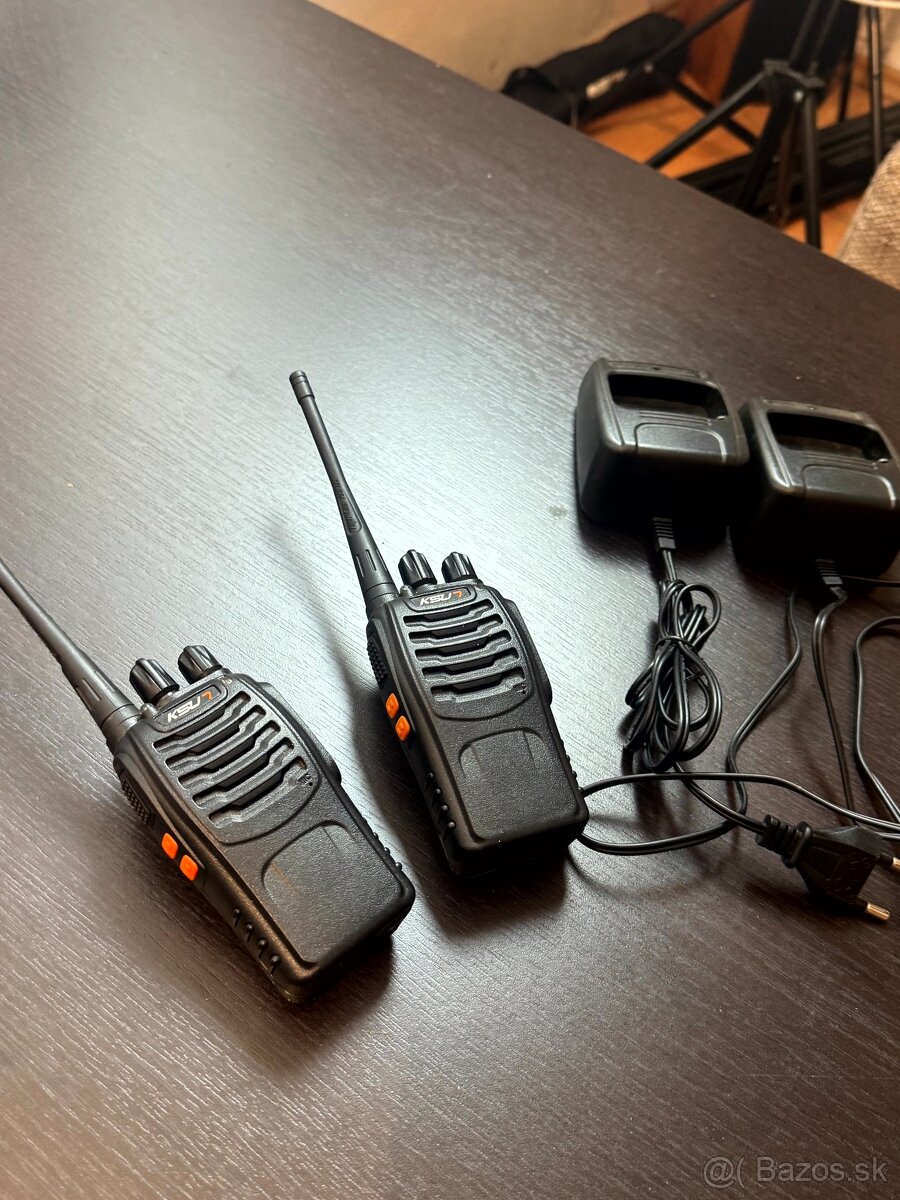 Vysielačky KSU7 s dosahom až do 3km