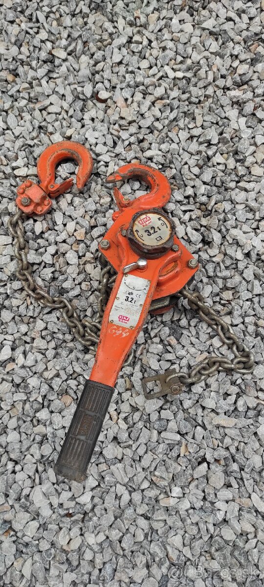 Kladkostroj ráčnový 3,2 ton hubcuk