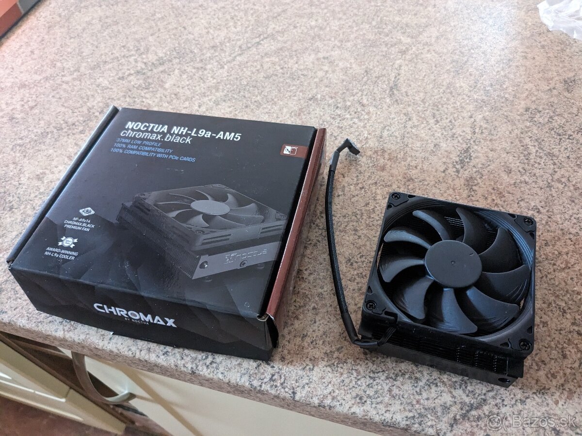 Predám procesorový chladič Noctua l9a Chromax Black