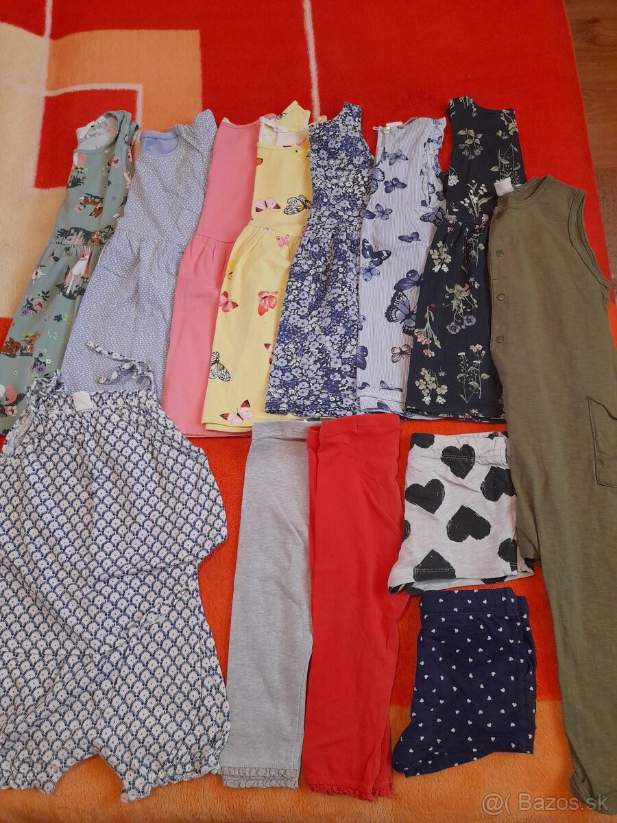 Letny balik dievčensky H&M 98-104