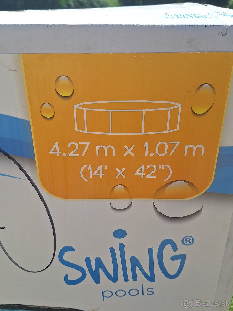 SWIN FRAME TMAVY RATAN 4.27x1.07 m