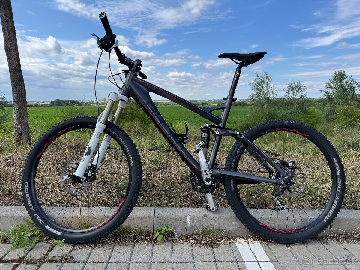 Horský Bicykel Ghost ARM 7700, karbón, celoodpružený