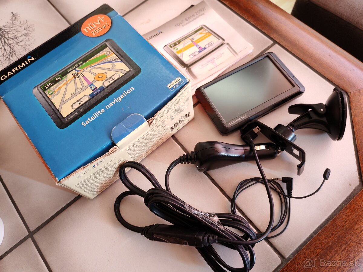 Navigácia Garmin Nüvi 255WT TOP stav mapy 2025