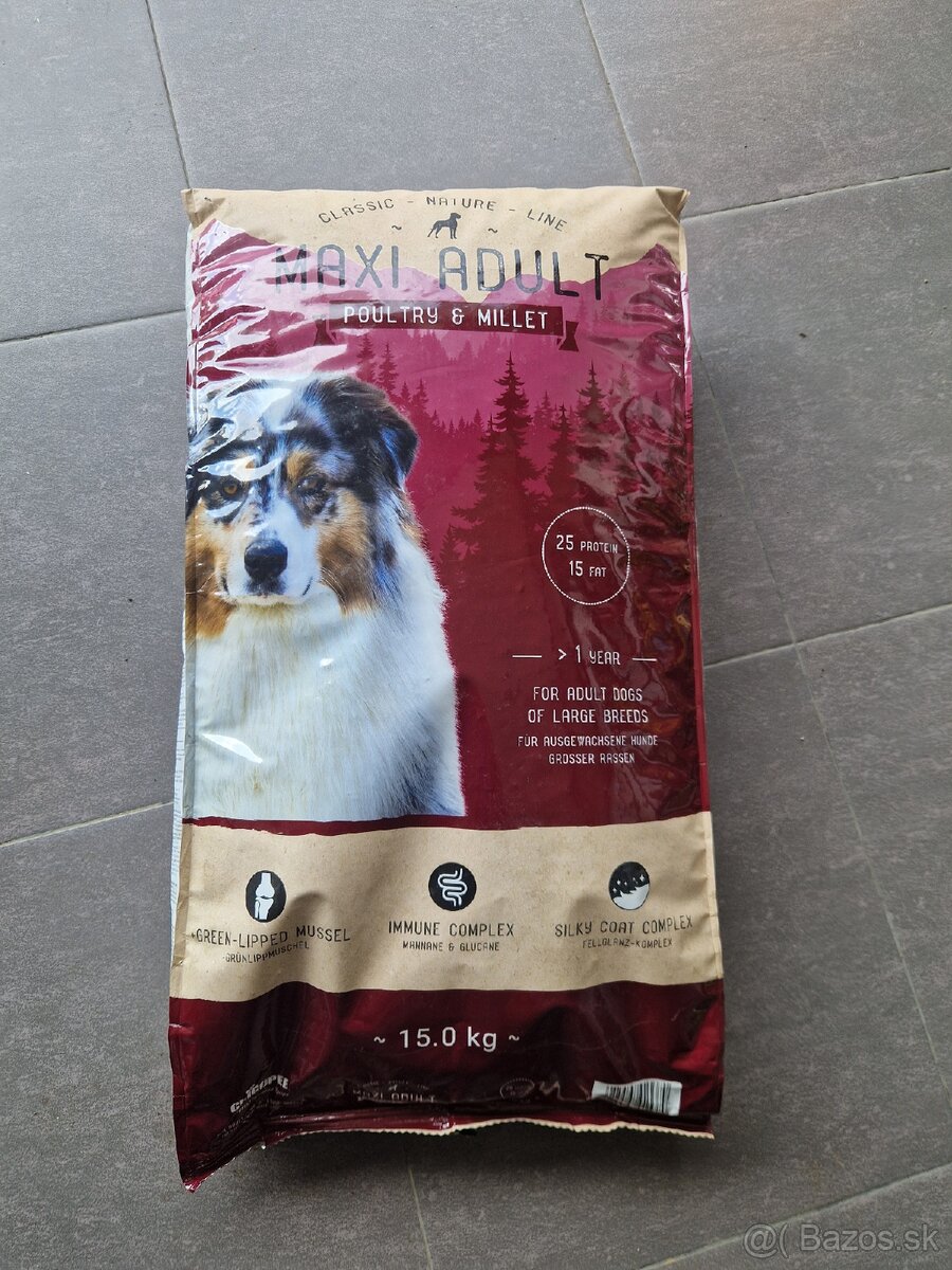 CHICOPEE Maxi Adult Poultry & Millet 15 kg