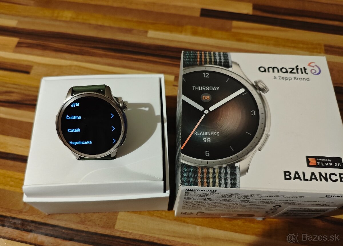 Amazfit balance aj výmena