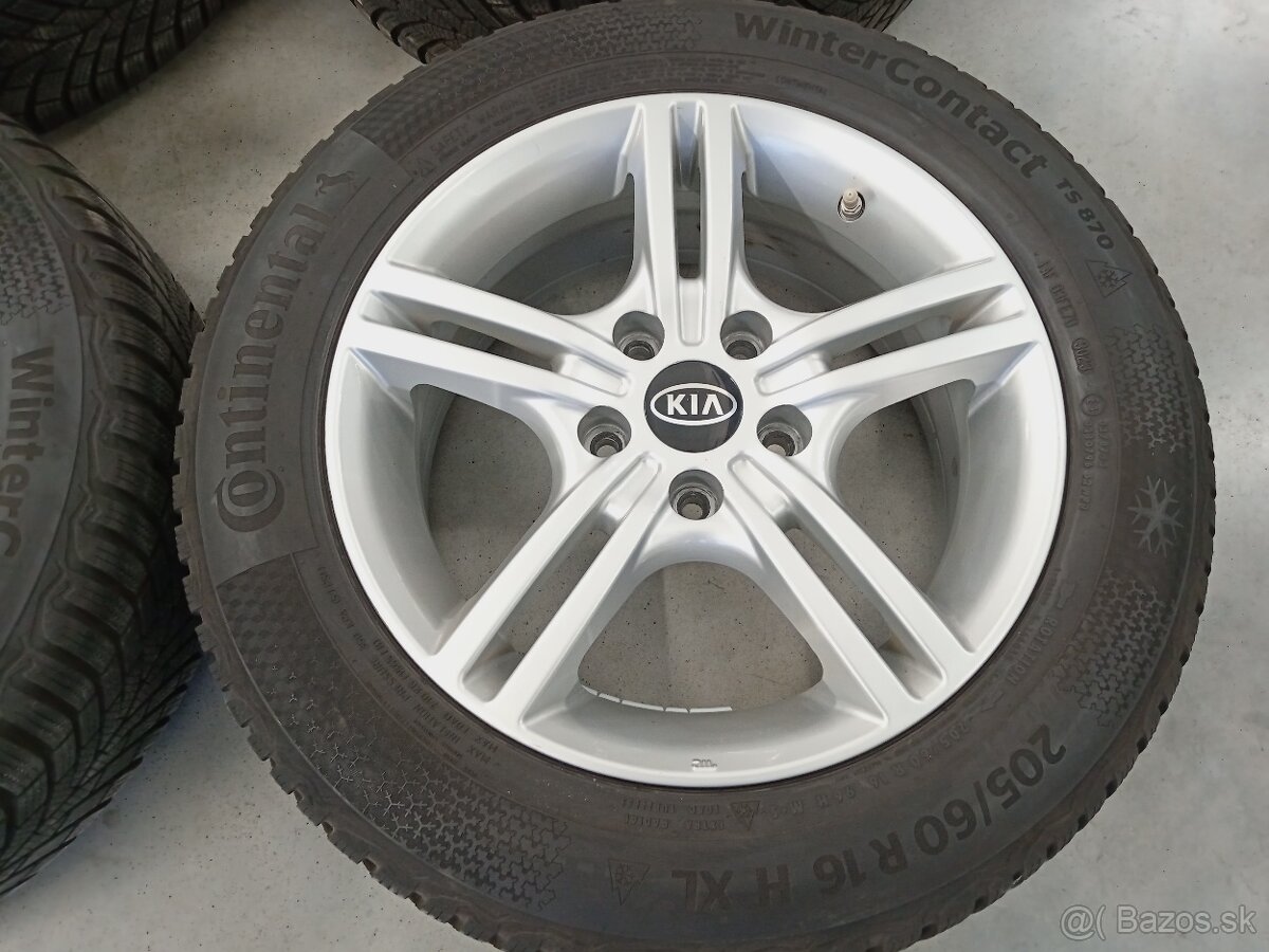 Predam zimne ALU 5x114,3 R16 6,5J ET45 MAK KIA