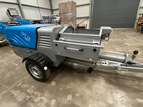 Šnekové čerpadlo na anhydrid potery Mörtel Meister DT18