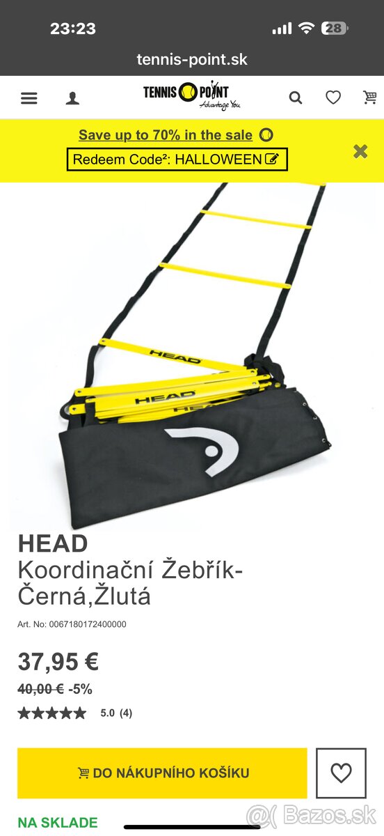 Predam rebrík Head, nový