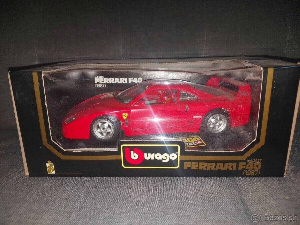 Ferrari F40 od Bburago 1/18