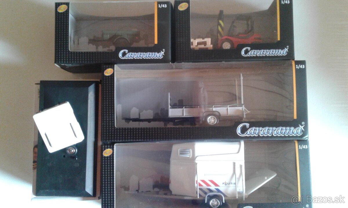 Zberateľské modely prívesov 1/43 a1/24