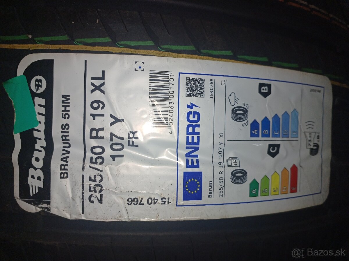 Letné pneu Barum Bravuris 255/50 R19