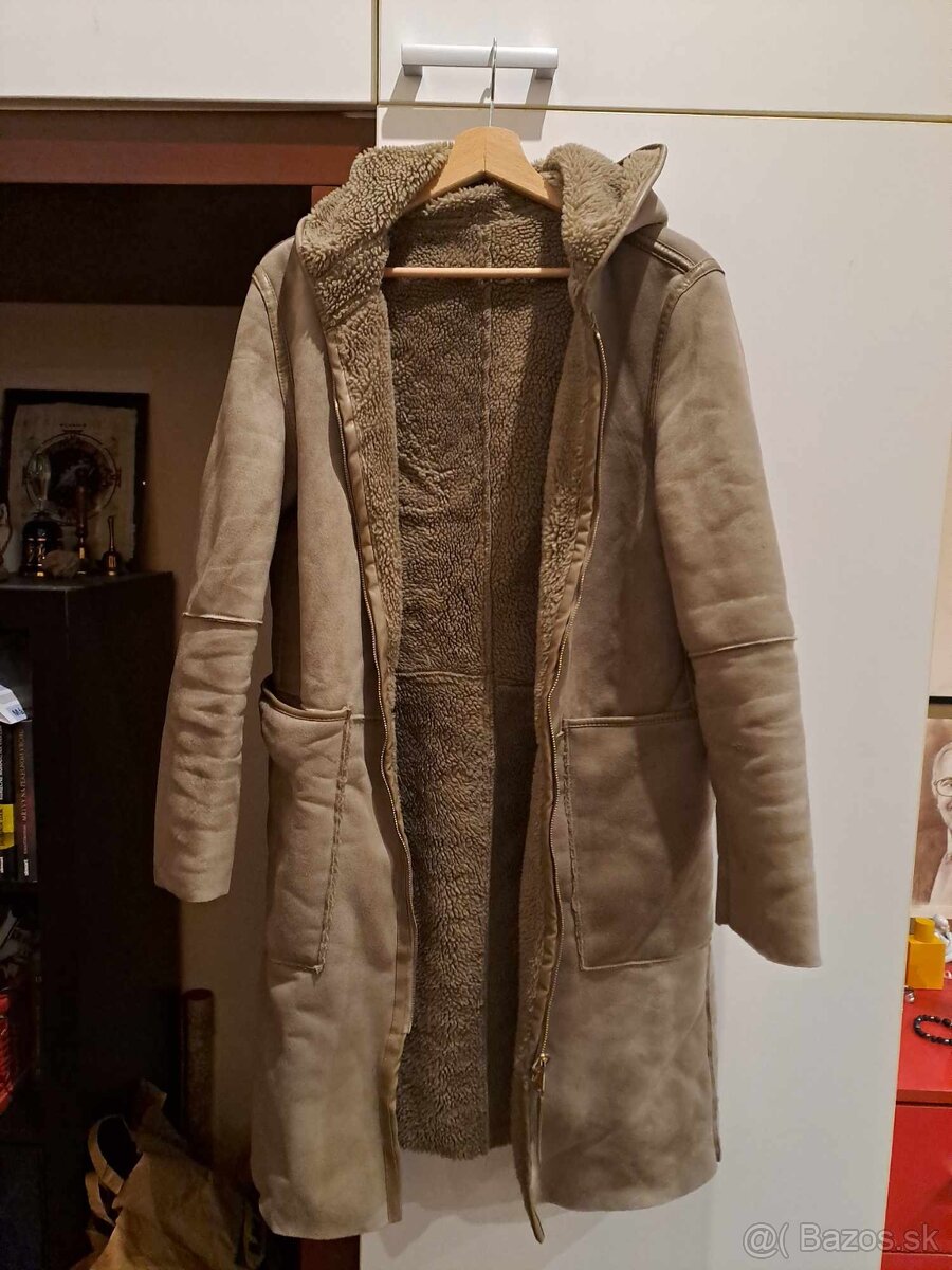 Teplý obojstranný kabát Zara