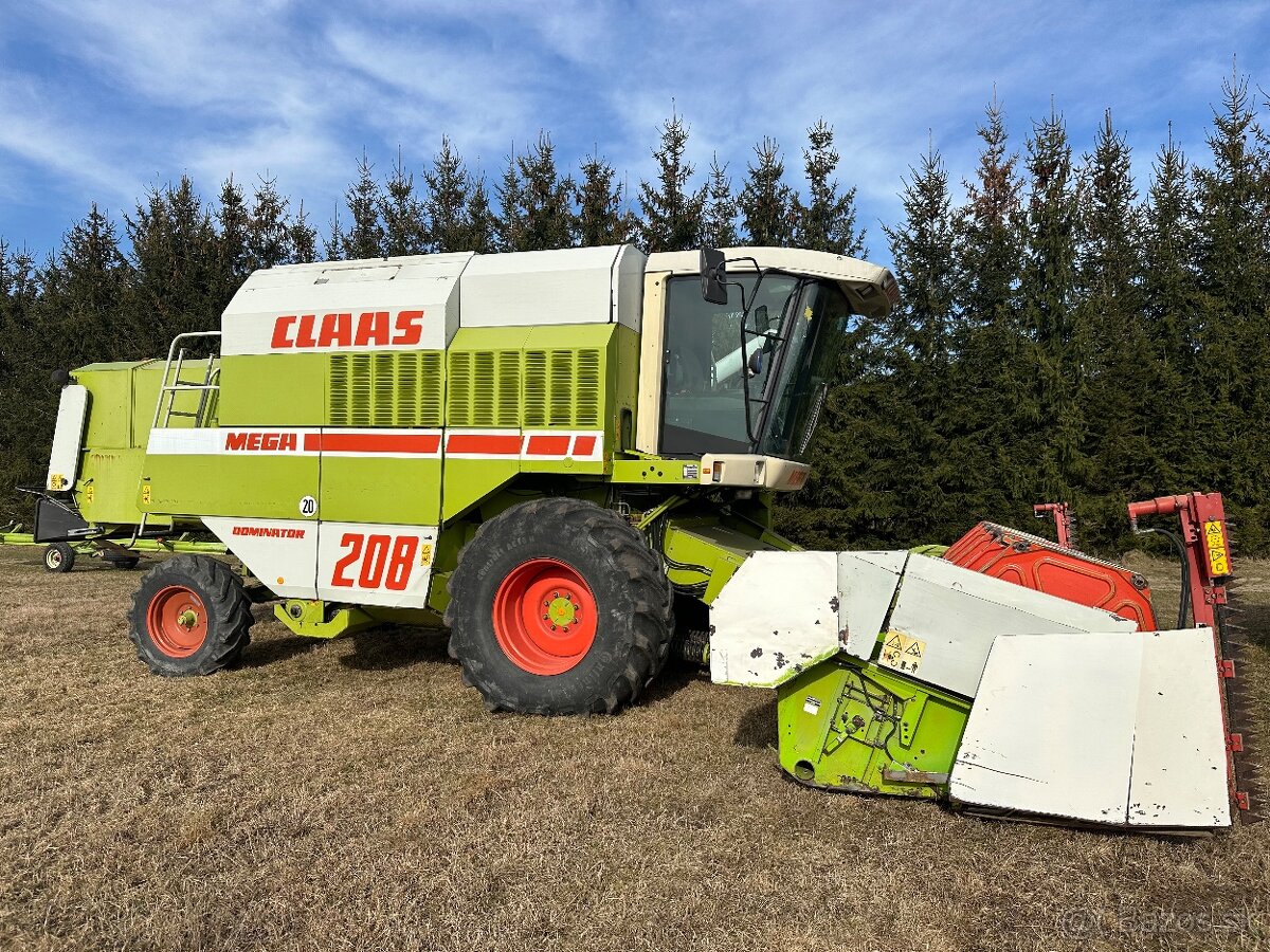 Kombajn Claas Mega 2008 - lista 6,1 m + predval