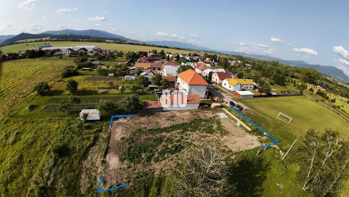 Stavebný pozemok so sieťami Kláštor pod Znievom