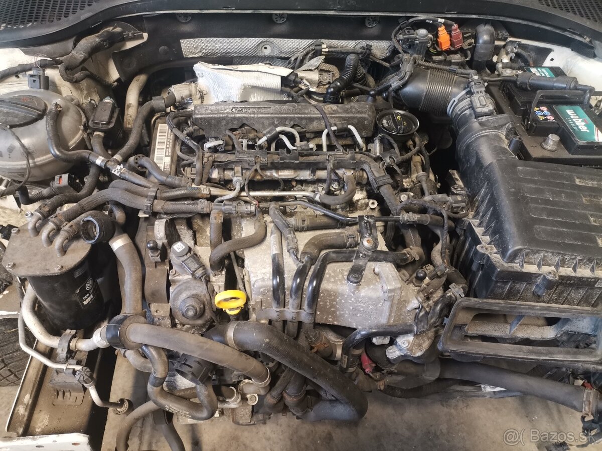 Motor 1.6tdi CLH 77kw skoda seat volkswagen