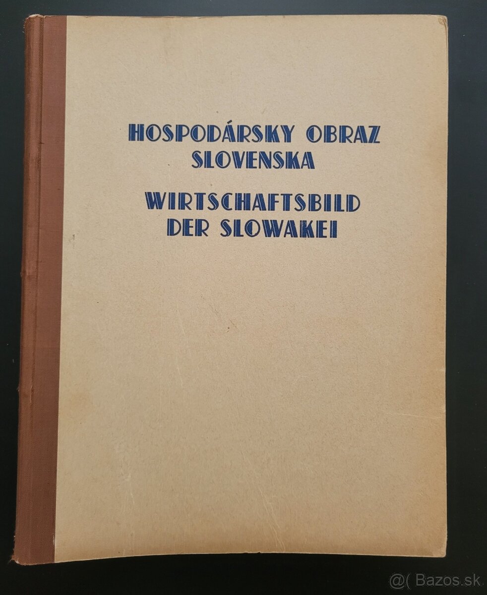 Hospodársky obraz Slovenska 1942 rare