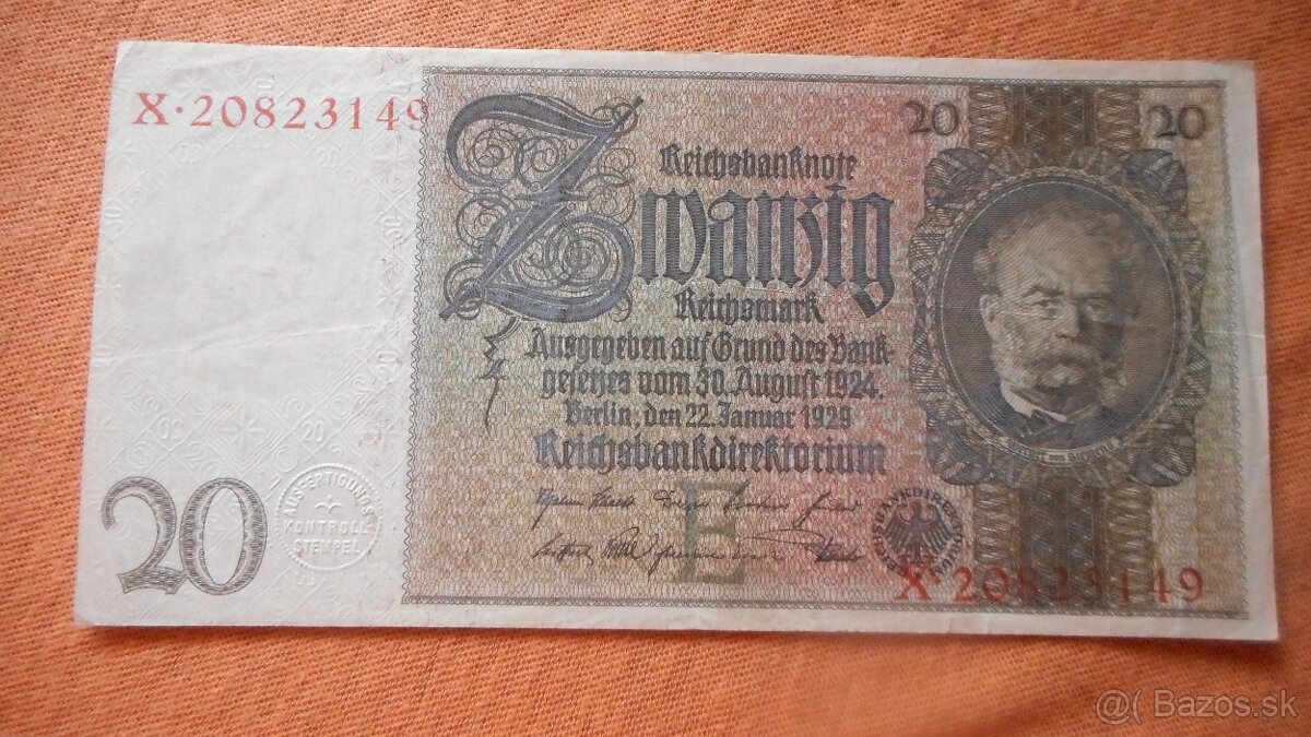 Bankovky - Nemecko B