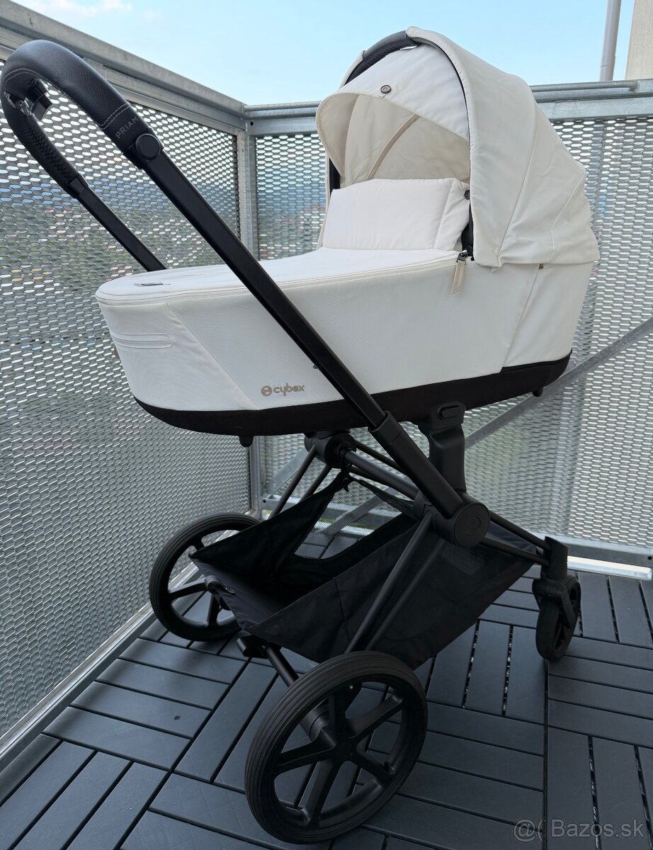 CYBEX Priam 4.0 Matt Black Off White Plati