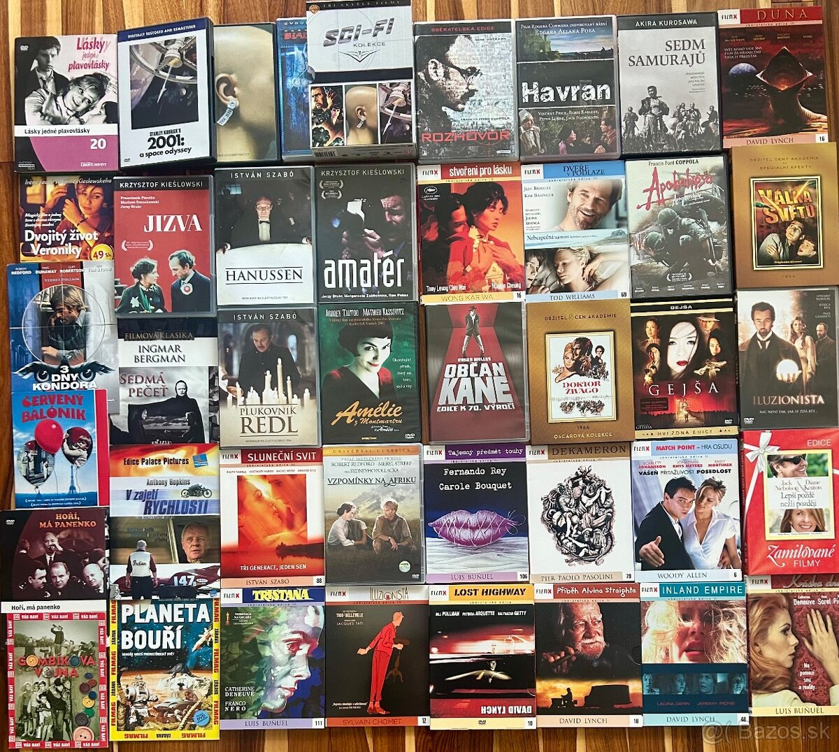 Dvd filmy 75 kusov