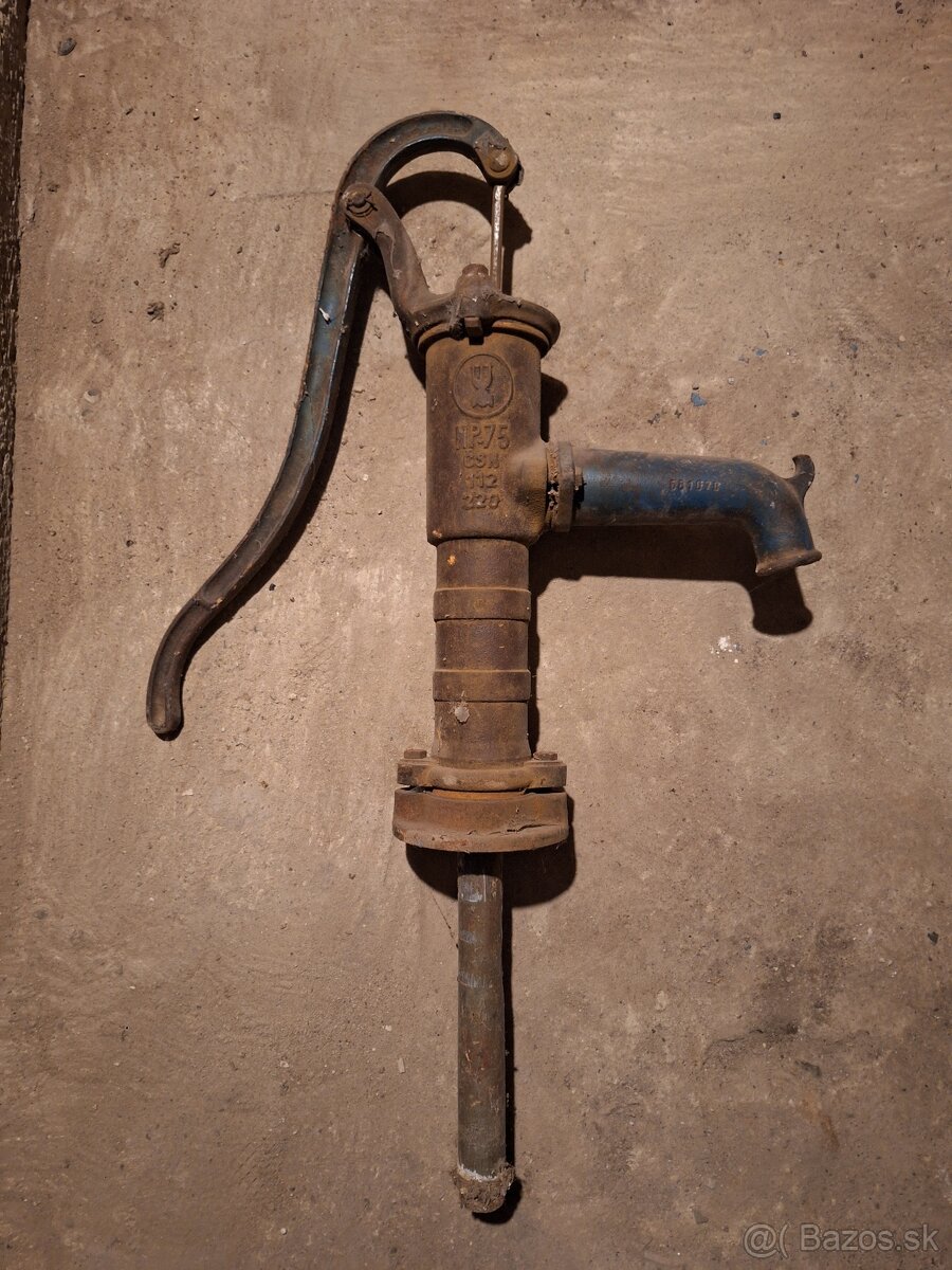 Ručná pumpa, studňa, NP-75