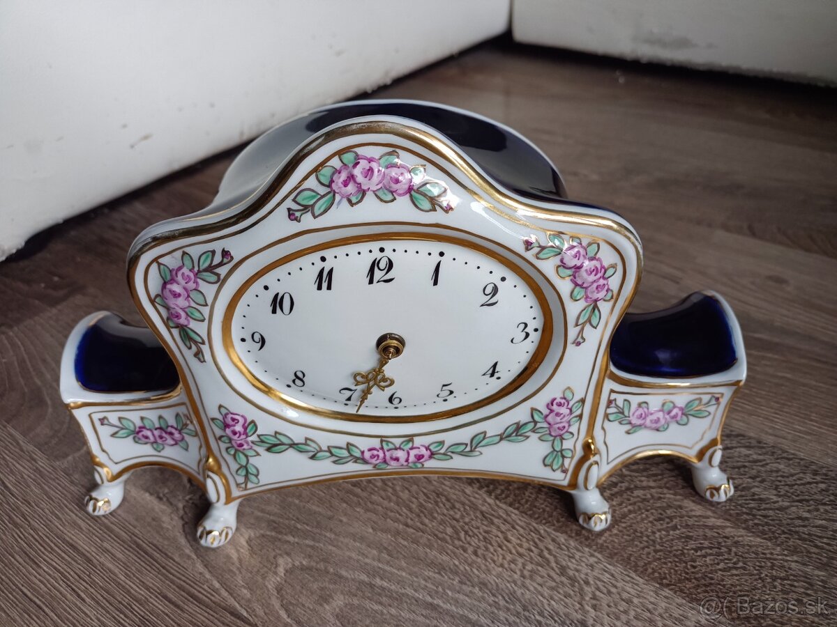 Royal Dux Czechoslovakia Komtesa hodiny