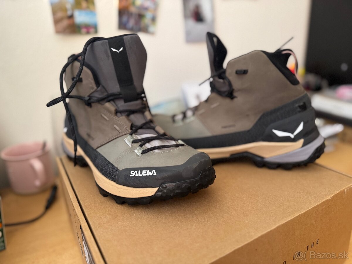 SALEWA Puez Leather Mid PTX W bungee cord/onyx