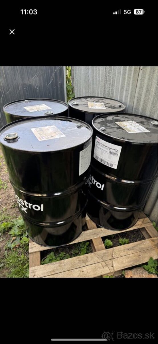 Prázdne 200l sudy