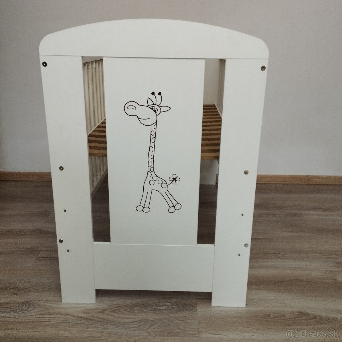 Detská drevená postieľka