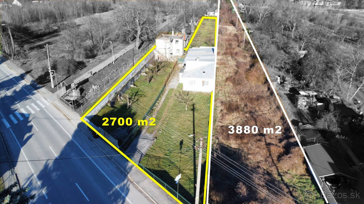 Stavebný pozemok 2700 m2 resp. 6580 m2 pri kúpeľnom ostrove