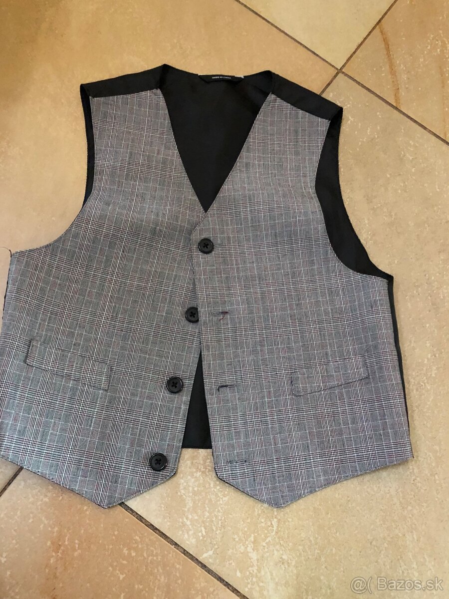 Vestička pre chlapca sivá 122