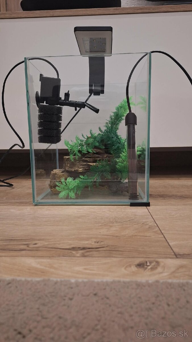Predám malé akvárium